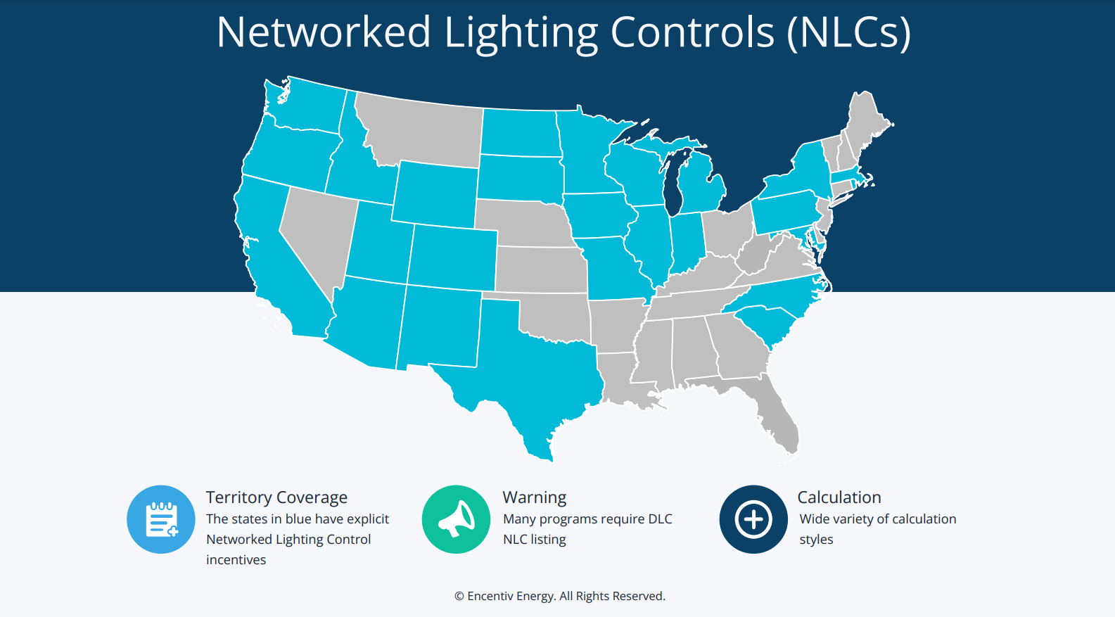 Rebates Networked Lighting Controls chart