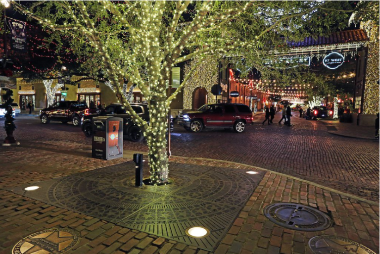 Targetti Lighting Helps Mule Alley Renovation Shine