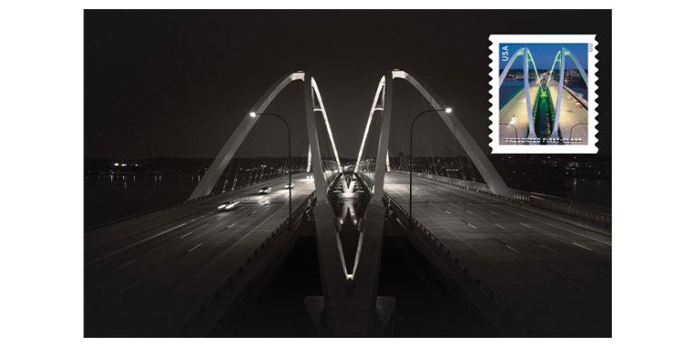 US Postal Service Bridge Stamp Features Lumenpulse Luminaires