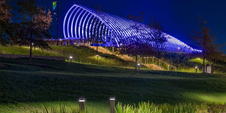 The RiverFront in Downtown Omaha Gets a Makeover and Lighting Facelift