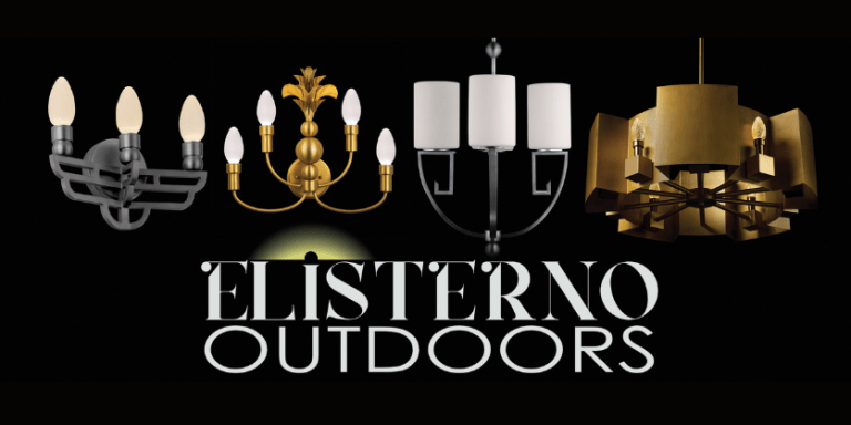 Elisterno Outdoors Expands Product Line to Wet-Rated Designer Sconces