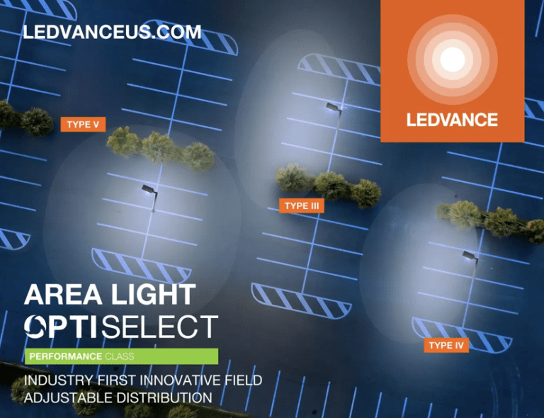 LEDVANCE OPTI-SELECT Sets New Industry Standard with Field-Adjustable Distribution, Eliminating the Need for Lens Swaps