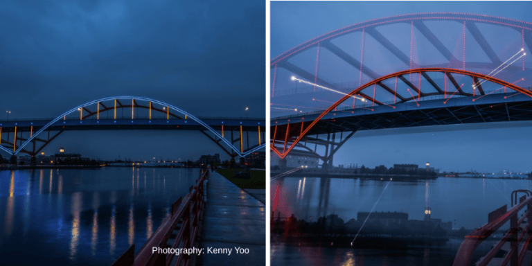 Milwaukee’s Hoan Bridge Shines Bright With Color Kinetics
