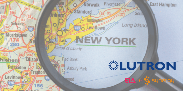 Lutron Changes Long-Standing Representation in NY Metro Area to ELA + Synergy