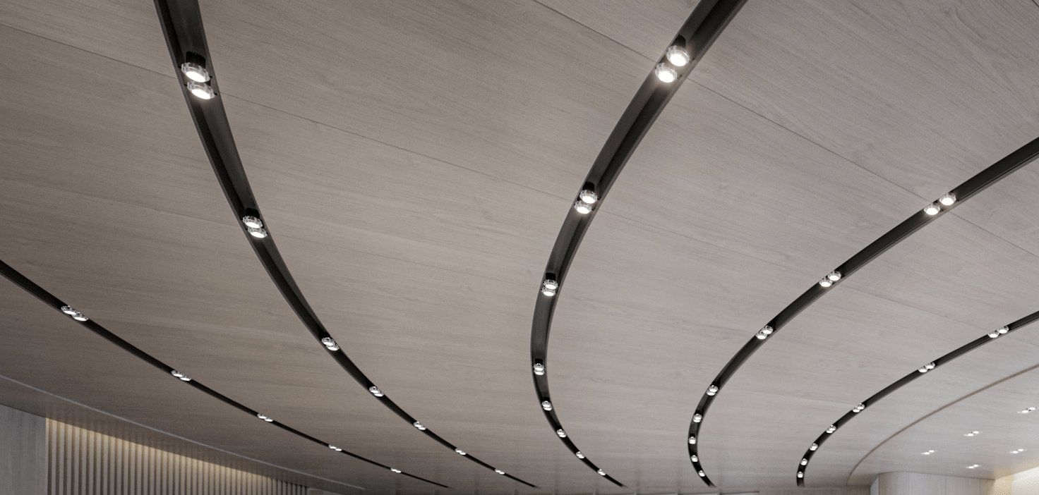 3G Lighting Curved Recessed Slot Madison