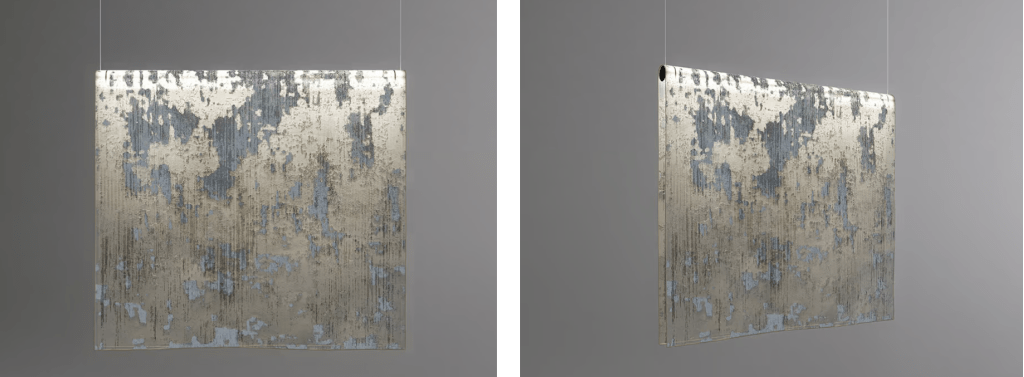 D-Burned suspension lamp