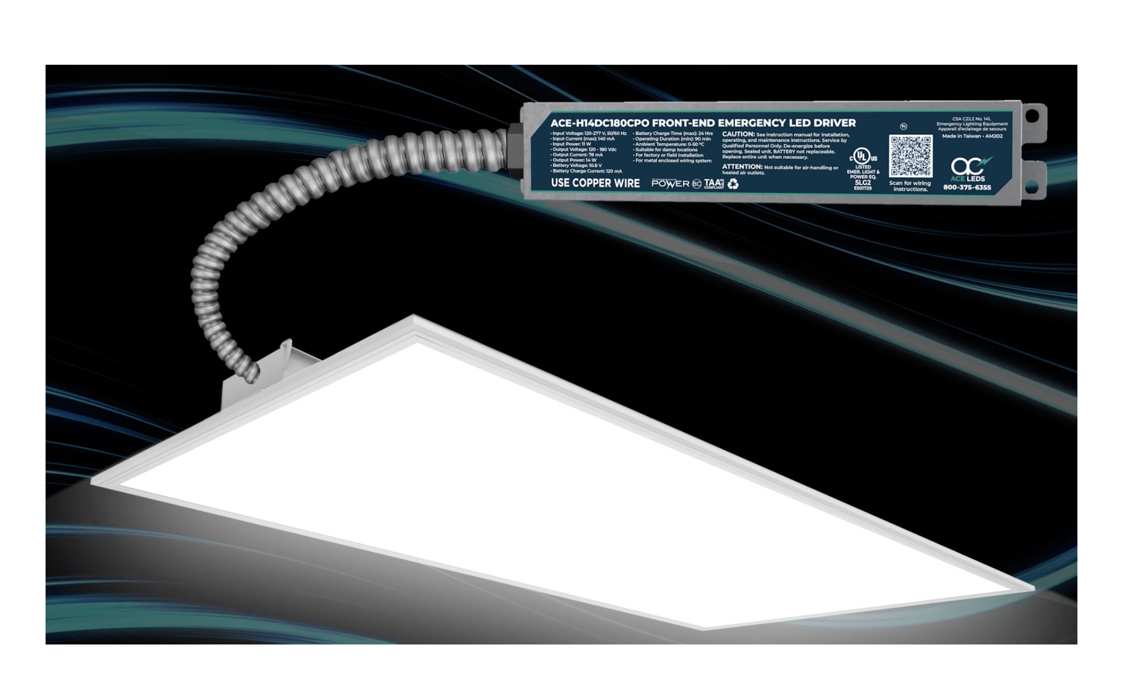 Front-End Emergency LED Drivers from ACE LEDS