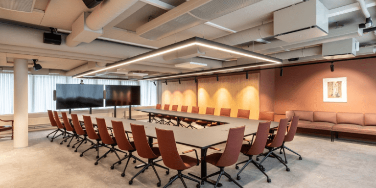 High-Stakes Office Space Receives Lighting Update for 24/7 Negotiations