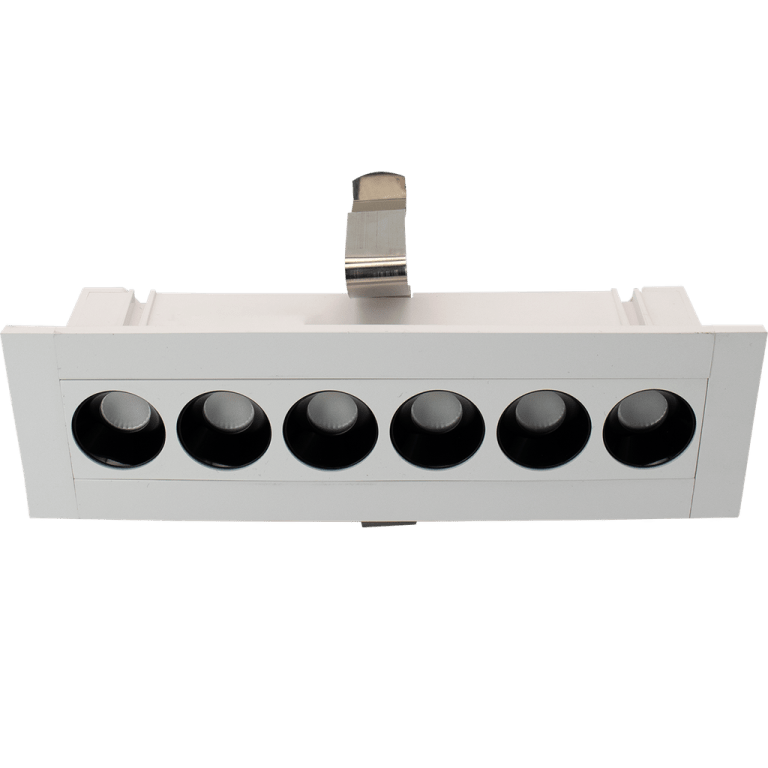 RENO Lighting: AURA Series – Mini Linear Recessed Spot Light – RENO-LRSL-5CCT-8W-WH