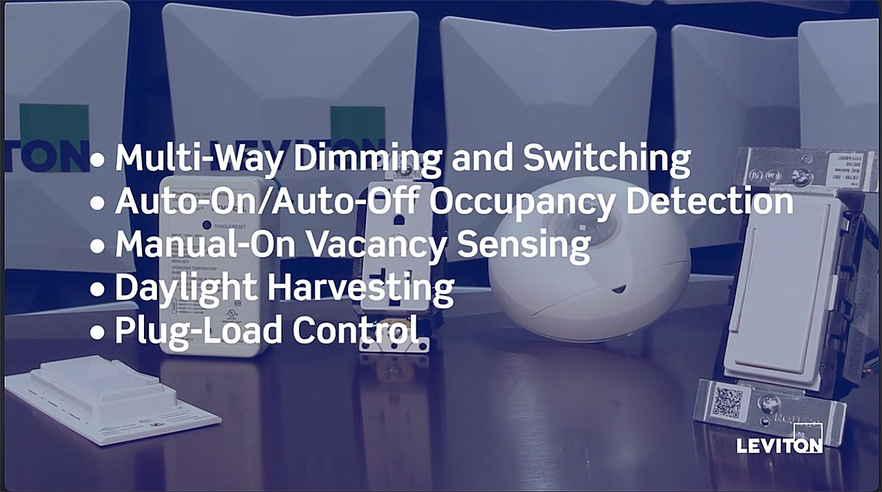 Leviton’s Intellect Wireless Fixture Controls Streamlines LLLC Installations
