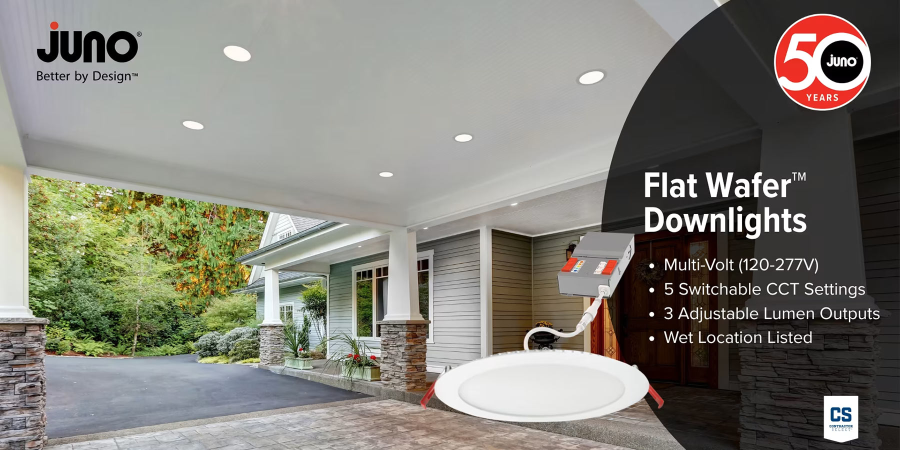 Juno Flat Wafer Downlight from Acuity Brands