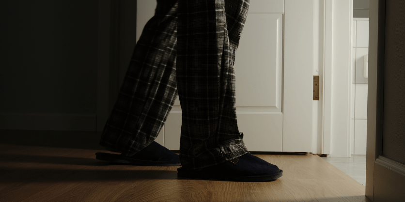 Smart Home Features Can Help Seniors Live at Home Longer aging in place walking to bathroom 800