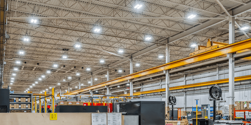 Automation Facility Gets Upgrade From LEDVANCE & Wesco centerline inside red far 800