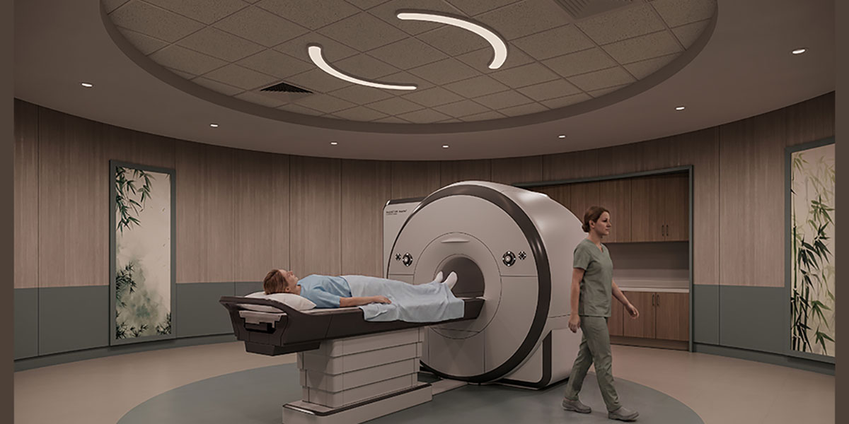 Nightingale Embrace overbed MRI lighting - Acuity Brands